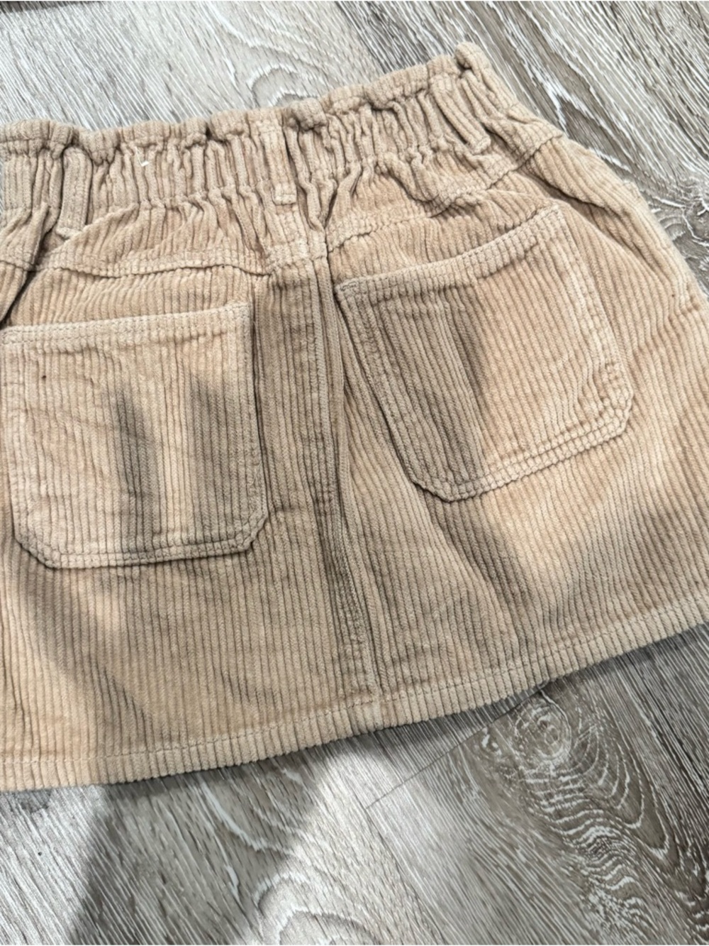 Zara & H&M 💖 Girls Corduroy Skirt Duo in Rust and Tan - Picture 3 of 10